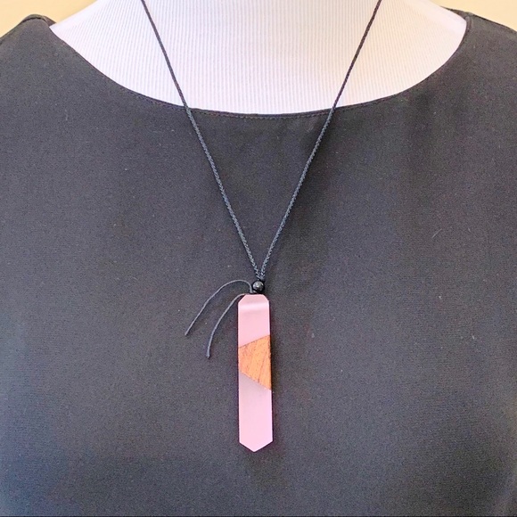 LAST ONE. Rope Pendant Necklace - Picture 2 of 5